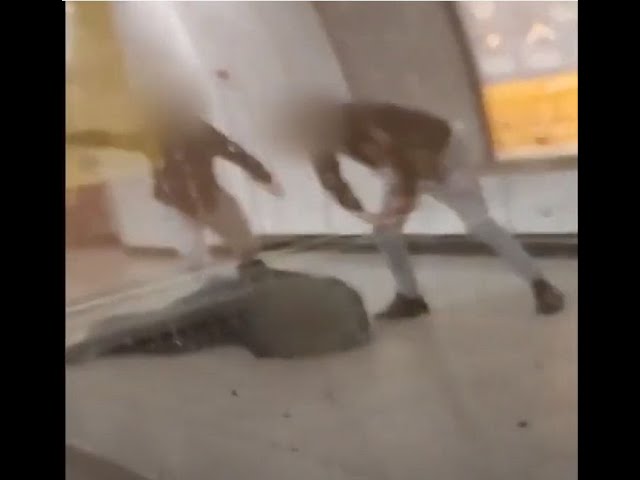 Βίντεο ντοκουμέντο από τον ξυλοδαρμό σταθμάρχη του Μετρό από νεαρούς αρνητές της μάσκας